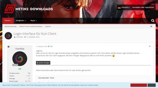 
                            3. Login Interface für Kori-Client - Systeme - Metin2Downloads