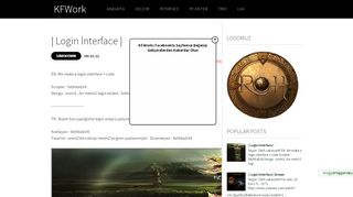 
                            6. | Login İnterface | ~ KFWork | Python,3D Model |
