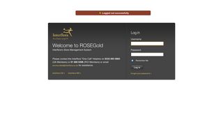 
                            2. Login | Interflora ROSE Gold