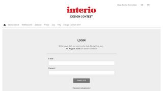 
                            2. Login - Interio Design Contest