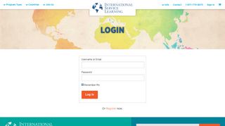 
                            10. Login | International Service Learning Online