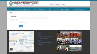 
                            8. Login - International Students Cell, Acharya Nagarjuna University