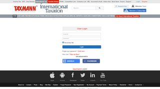 
                            1. Login - International Taxation - Taxmann