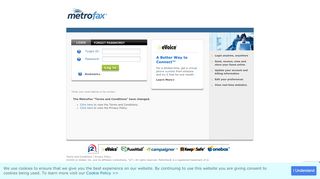 
                            8. Login - Internet Fax Service Log In - MetroFax