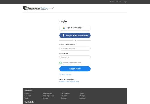 
                            10. Login | InterracialDating.com