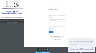 
                            11. Login - Intertrade International Services