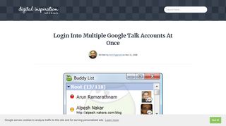 
                            11. Login Into Multiple Google Talk Accounts At Once - Labnol