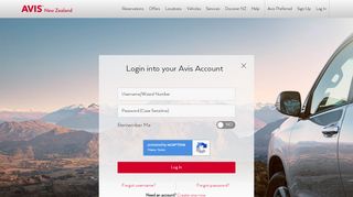 
                            9. Login into your Avis Account | Avis New Zealand