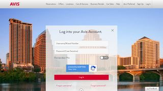 
                            4. Login into your Avis Account | Avis Rent a Car - Avis Car Rental