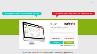 
                            4. Login - Invoice4U