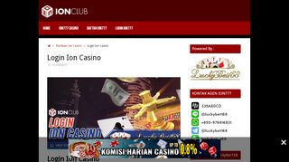 
                            4. Login Ion Casino - Daftar Ion777 CASINO