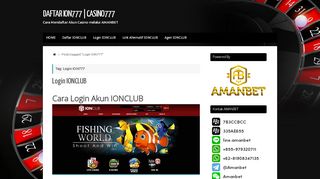 
                            8. Login ION777 | DAFTAR ION777 | CASINO777