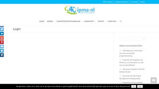
                            1. Login - IPMA - IPMA.nl