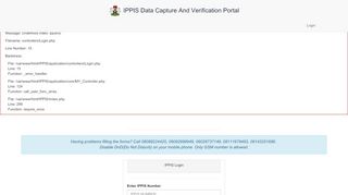 
                            3. Login - IPPIS Data Capture And Verification Portal