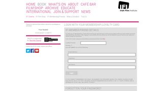 
                            1. Login - Irish Film Institute