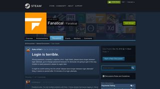 
                            4. Login is terrible. :: Fanatical - Steam Community