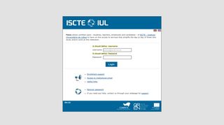 
                            3. Login - ISCTE-IUL - ISCTE - University Institute of Lisbon