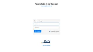 
                            5. Login-iserve - Rosenstadtschule Uetersen