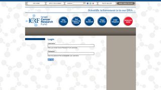 
                            2. Login | Israel Cancer Research Fund