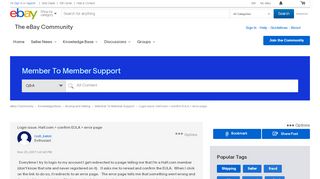 
                            8. Login issue. Half.com > confirm EULA > error page - The eBay ...