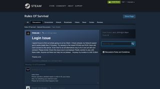 
                            1. Login Issue :: Rules Of Survival General Discussions