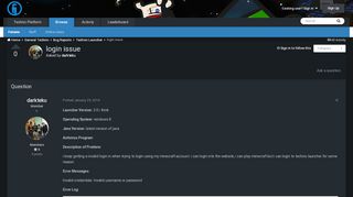 
                            2. login issue - Technic Launcher - Technic Forums
