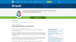 
                            9. Login issues cookie domain D7.59 | Drupal.org