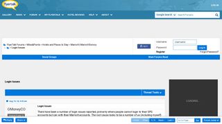 
                            1. Login Issues - FlyerTalk Forums