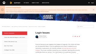 
                            5. Login Issues – Riot Games Support
