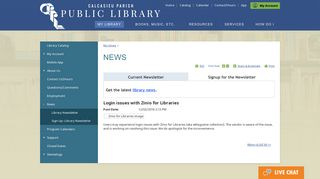 
                            9. Login issues with Zinio for Libraries | News | Calcasieu Parish Public ...