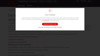 
                            7. Login Issues | Your Account | Virgin Mobile - Virgin Media