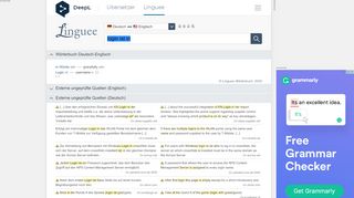 
                            2. Login ist in - Englisch-Übersetzung – Linguee Wörterbuch