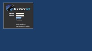
                            3. Login - iTelescope.Net Support