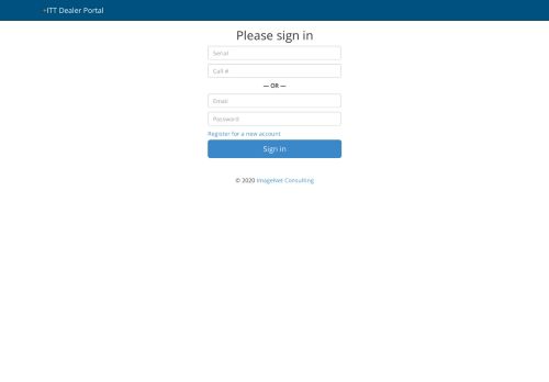 
                            10. Login - ITT Dealer Portal - ImageNet Consulting