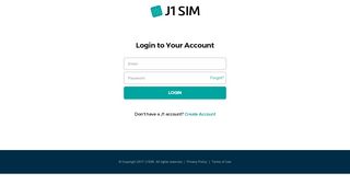 
                            1. Login - J1 SIM Cards
