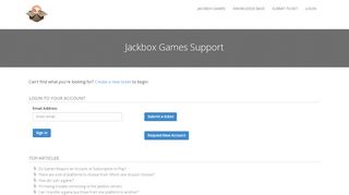 
                            5. Login - Jackbox Games Support