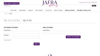 
                            1. Login | Jafra B2C USA Site