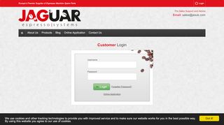 
                            13. Login - Jaguar Espresso Systems