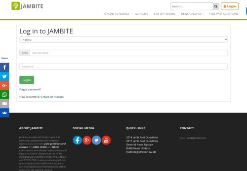 
                            1. Login | Jambite.com