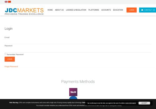 
                            11. Login - JDC Markets