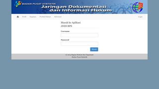 
                            7. Login - jdih@bps.go.id