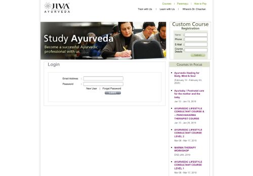 
                            9. Login - Jiva Ayurveda