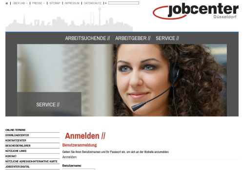 
                            4. Login - Jobcenter Düsseldorf