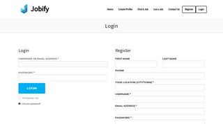 
                            7. Login - Jobify