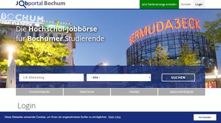 
                            7. Login | Jobportal Bochum - Offizielle Jobbörse des Akafö Bochum