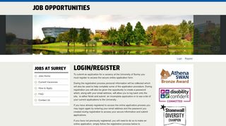 
                            12. Login - Jobs at the University of Surrey