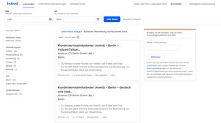 
                            4. Login Jobs in Berlin - Februar 2019 | Indeed.com