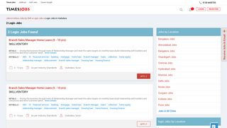
                            8. Login Jobs | Login Jobs In India | Timesjobs