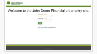 
                            11. Login - John Deere Financial - Direct EDJE