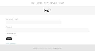 
                            9. Login – Jonny Bradford Travel Consulting